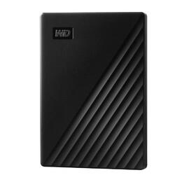 WD My Passport Portable Hard Drive - 2 TB, Black, Black