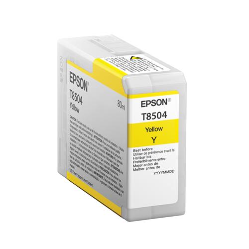 Original Epson T8504 Yellow Ink Cartridge