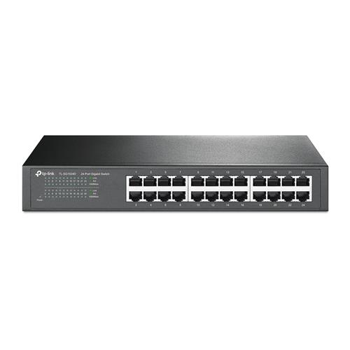 Image of TP-Link TP-Link TL-SG1024D network switch Unmanaged Gigabit Ethernet (10/100/1000) Grey TL-SG1024D