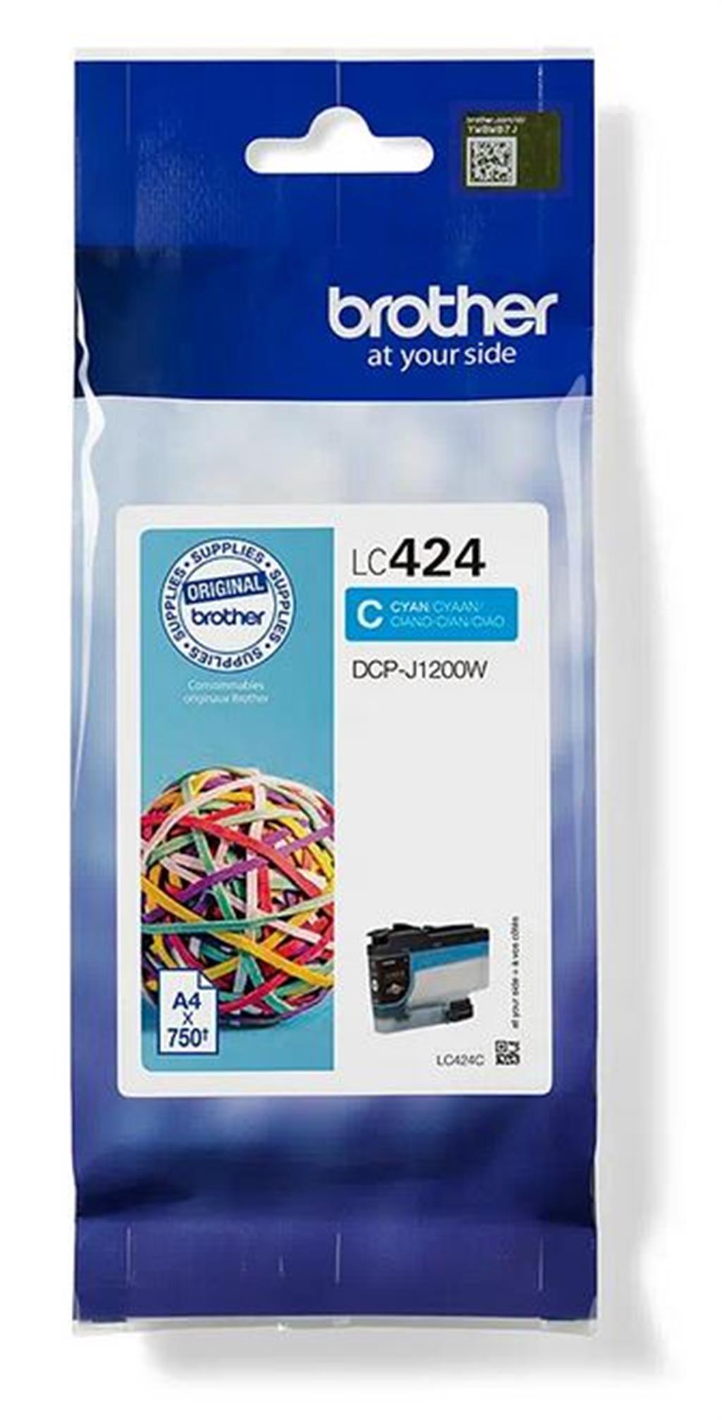 Brother LC424C Ink Cartridge 1 Pc(S) Original Cyan