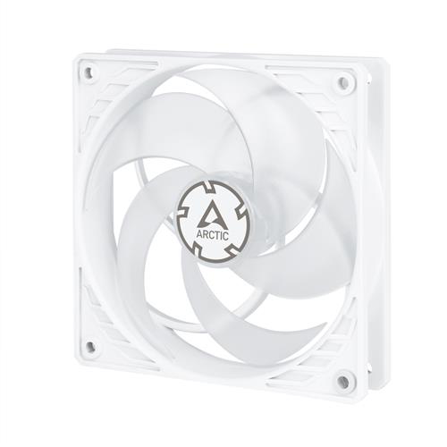 ARCTIC P12 PWM PST (White/Transparent) Pressure-optimised 120 mm Fan with PWM PST