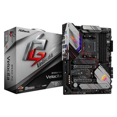 Asrock B550 PG Velocita AMD Socket AM4 3rd Generation AMD Ryzen 3 3rd Generation AMD Ryzen 5 3rd Generation AMD Ryzen 7 3rd... DDR4-SDRAM 128 GB DIMM