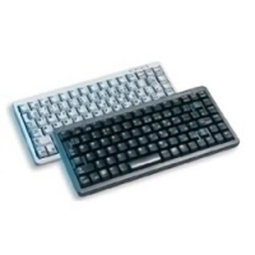 Cherry  Clavier Filaire Ps/2, Usb Compact, Qwerty (us) Gris Clair