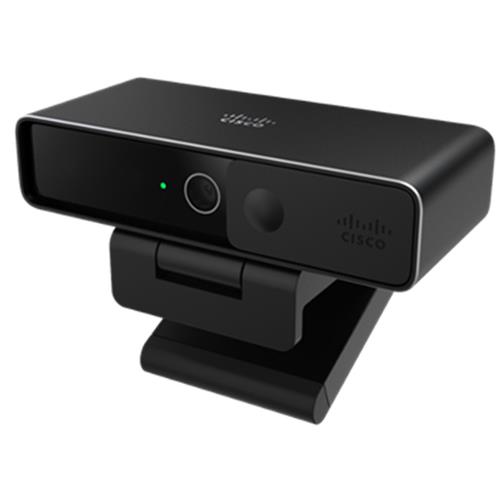 Cisco Desk Camera 4K in Carbon Black with up to 4K Ultra HD Video Dual Microphones Low-Light Performance 1-Year Limited Hardware Warranty (CD-DSKCAM-C-WW)