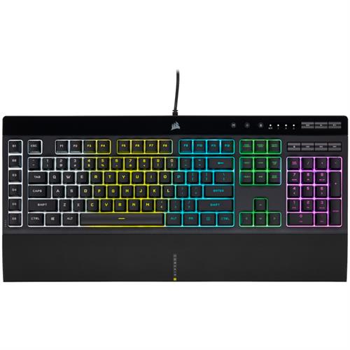 Corsair K55 RGB PRO keyboard Gaming USB QWERTY UK English Black