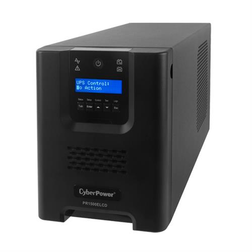 CyberPower PR1500ELCD uninterruptible power supply (UPS) Line-Interactive 1.5 kVA 1350 W 8 AC outlet(s)