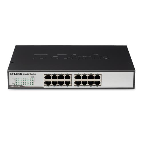 D-Link 16-Port Gigabit Unmanaged Desktop Switch