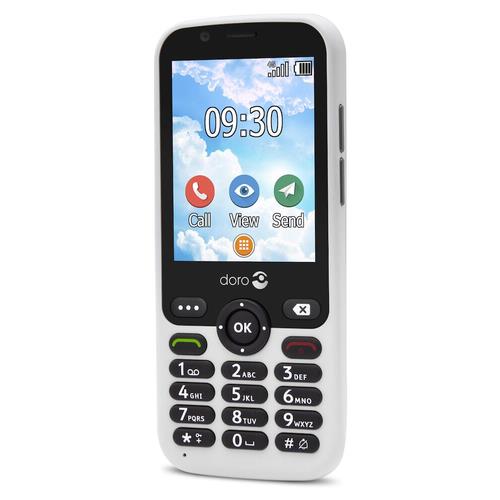 SIM Free Doro 7010 Mobile Phone - White