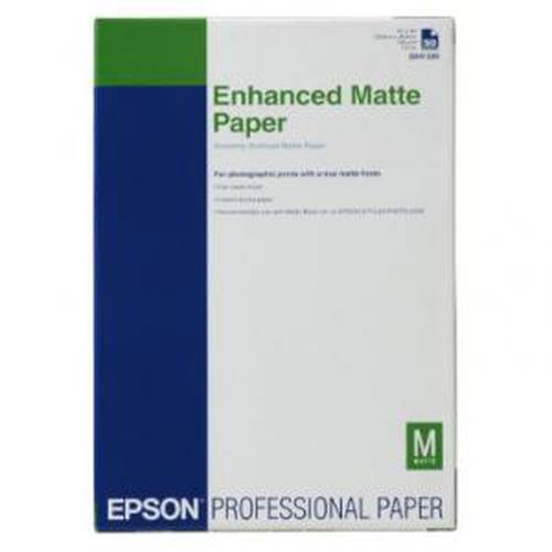 Photos - Other Sound & Hi-Fi Epson Enhanced Matte Paper DIN A3+ 192g/m 100 Sheets C13S041719 