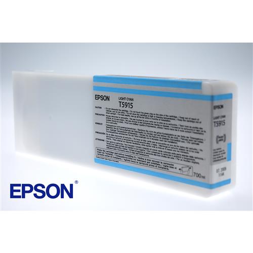 Epson Singlepack Light Cyan T591500. Colour ink type: Pigment-based ink Colour ink volume: 700 ml Printing colours: Light Cyan Quantity per pack: 1 pc(s)