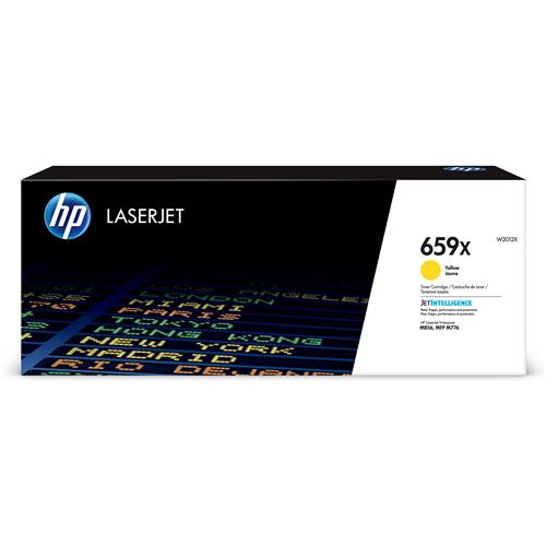 HP LaserJet 659X High Yield Yellow Original Toner Cartridge. Colour toner page yield: 29000 pages Printing colours: Yellow Quantity per pack: 1 pc(s)