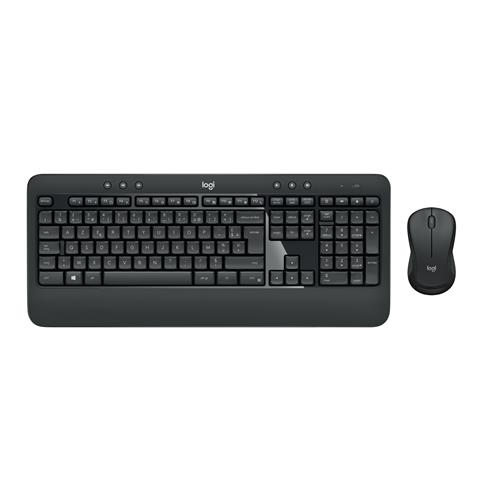 Logitech MK540 Advanced Wireless RF Wireless Membrane AZERTY Black White Mouse included