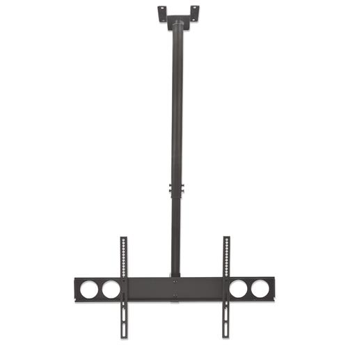 Manhattan TV & Monitor Mount Ceiling 1 screen Screen Sizes: 37-75" Height: 105-156 cm Black VESA 200x200 to 800x400mm Max 50kg LFD Lifetime Warranty