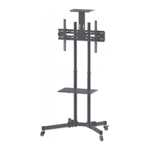 Manhattan Trolley Mount Stand for TV & Monitors For screens 37" to 65" VESA compatability: all between 200x200 to 600x400mm - check the dimensions of the four mounting holes on back of screen to ensure it fits Max 40kg Black LFD Bracket Lifeti