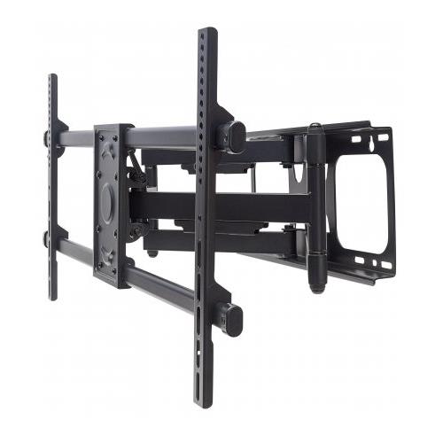 Manhattan TV & Monitor Mount Wall Full Motion 1 screen Screen Sizes: 37-75" Black VESA 200x200 to 800x400mm Max 75kg LFD Tilt & Swivel with 3 Pivots Lifetime Warranty