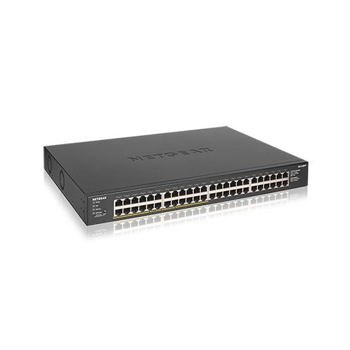 NETGEAR GS348PP Unmanaged Gigabit Ethernet (10/100/1000) Power over Ethernet (PoE) Black