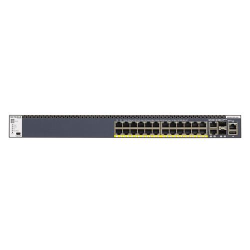 NETGEAR M4300-28G-PoE+(1000W)/US/EMEA Managed Gigabit Ethernet (10/100/1000) Power over Ethernet (PoE) 1U Black