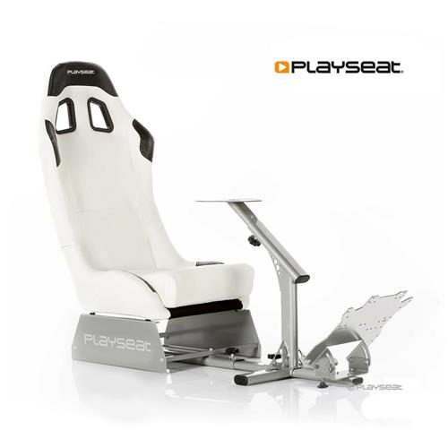 Photos - Computer Chair Playseat Evolution White Universal gaming chair 122 kg Upholstered padded seat Upholstered padded backrest Racing MAC Ninten 
