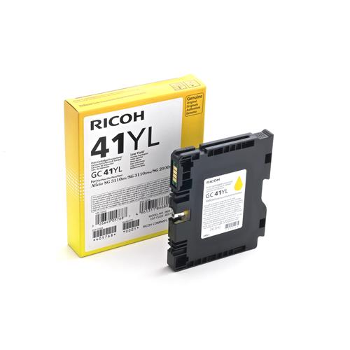 Original Ricoh 405768 Yellow Ink Cartridge