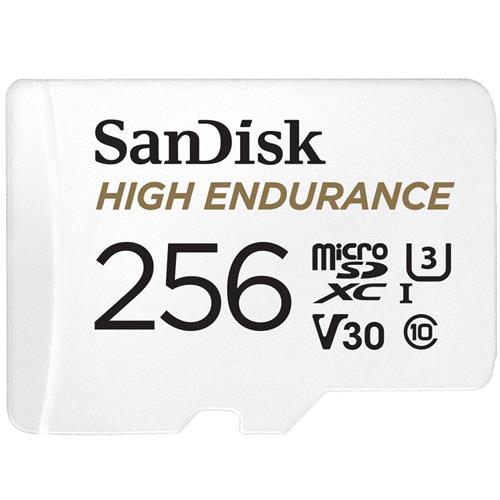 Sandisk High Endurance 256 GB MicroSDXC Class 10 UHS-I 100 MB/s 40 MB/s