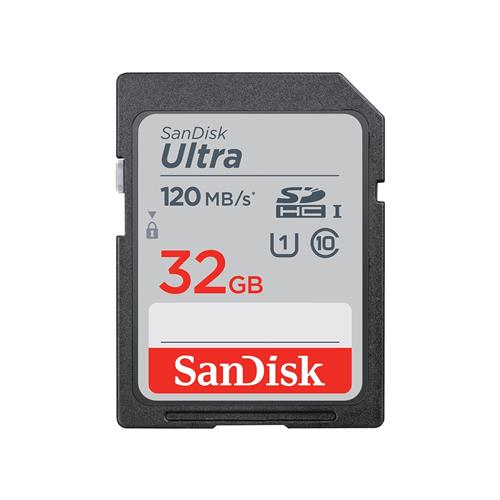 SanDisk Ultra 32 GB SDHC Class 10 UHS-I 120 MB/s Class 1 (U1)