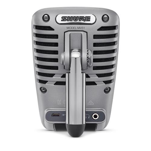 Shure MOTIV MV51 Digital camcorder microphone Grey