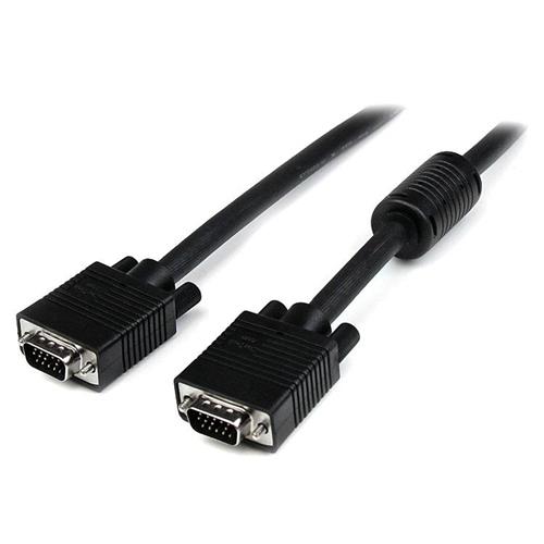 Photos - Cable (video, audio, USB) Startech.com 0.5m Coax High Resolution Monitor VGA Video Cable - HD15 M/M 