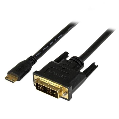 Photos - Cable (video, audio, USB) Startech.com 2m  Mini HDMI to DVI Cable - DVI-D to HDMI Cable (192 (6.6 ft)