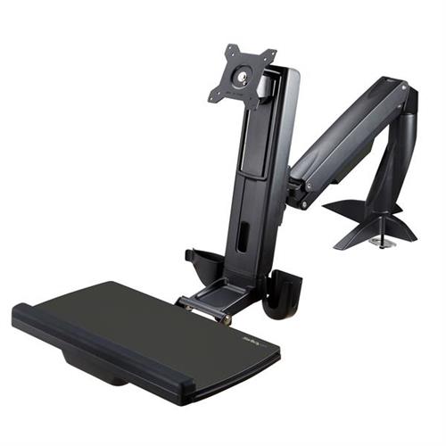 Photos - Mount/Stand Startech.com Sit Stand Monitor Arm - Desk Mount Adjustable Sit-Stand Workstation Arm for Single 34" VESA Mount Display 