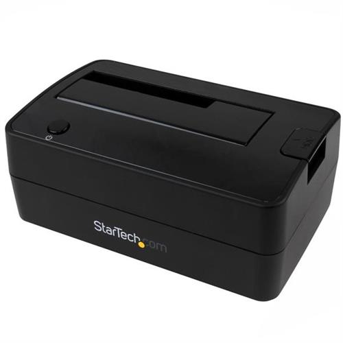StarTech.com Single Bay USB 3.1 to SATA Hard Drive Docking Station USB 3.1 (10 Gbps) Hard Drive Dock External 2.5/3.5" SATA III HDD/SSD Docking Station Top-Loading Hard Drive Bay