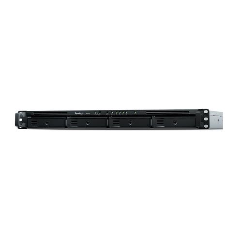 Photos - Hard Drive (HDD) Synology RX418 disk array 0 TB Rack (1U) Black Grey 