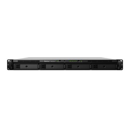 Synology RackStation RS1619XS+ NAS/storage server Rack (1U) Intel Xeon D D-1527 8 GB DDR4 0 TB DiskStation Manager Black
