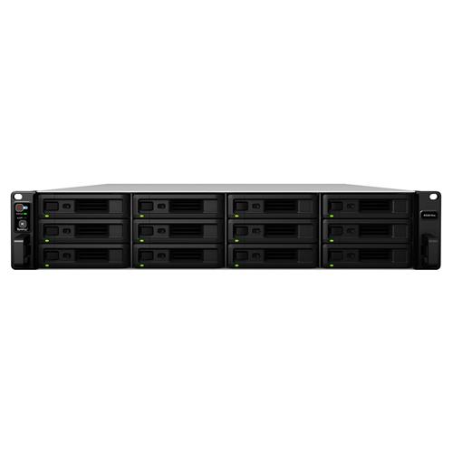 Synology RackStation RS3618xs NAS Rack (2U) Intel Xeon D D-1521 8 GB DDR4 0 TB DiskStation Manager Black