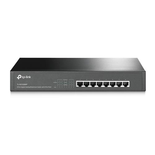 TP-Link TL-SG1008MP network switch Unmanaged Gigabit Ethernet (10/100/1000) Power over Ethernet (PoE) Black