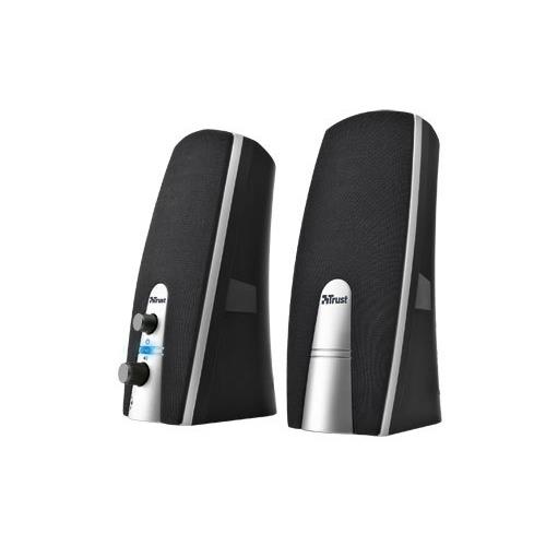 Trust MiLa 2.0 Speaker Set Black Silver Wired 5 W