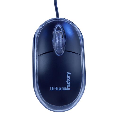 Urban Factory CRAZY SMALL MOUSE USB WIRED (BLACK)