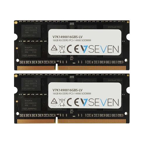 V7 16GB DDR3 PC3-14900 - 1866MHz SO-DIMM Notebook Memory Module - V7K