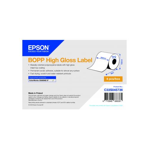 Photos - Office Paper Epson C33S045736 printer label 