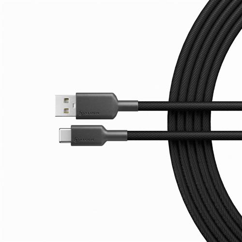 Photos - Cable (video, audio, USB) ALOGIC 1m Elements Pro USB 2.0 USB-A to USB-C Cable- Black ELPCA201-BK 