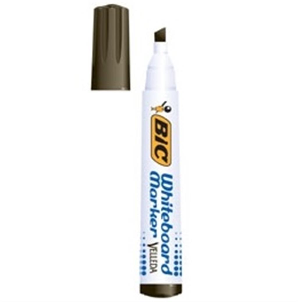 Bic Velleda Whiteboard 1751 Marker Bullet Tip Black