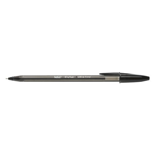 BIC Cristal Exact Black Stick ballpoint pen Ultra Fine 20 pc(s)