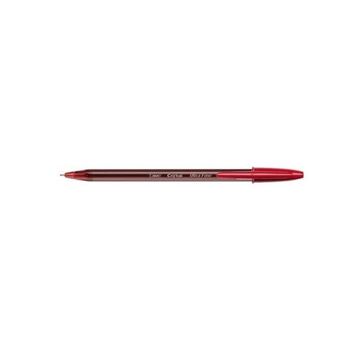 BIC Cristal Exact Red Stick ballpoint pen Ultra Fine 20 pc(s)