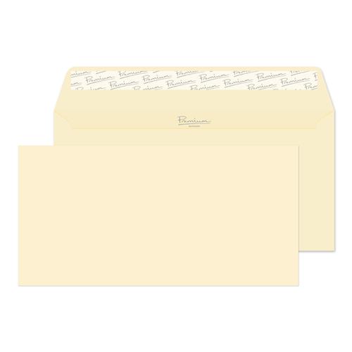 Blake Premium Business Wallet Peel and Seal Cream Wove DL 110x220mm 120gsm (Pack 500) DL (110 x 220 mm) Cream Paper 120 g/m 220 mm 110 mm