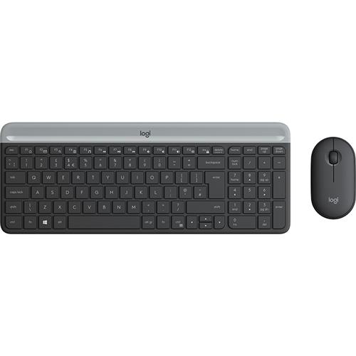 Logitech MK470 Slim Combo. Keyboard form factor: Full-size (100%). Ke