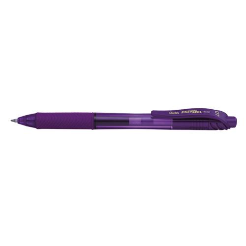 Pentel EnerGel X Clip-on retractable pen Violet