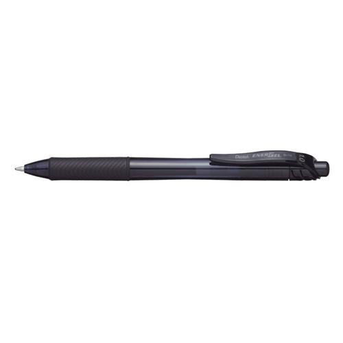 Pentel Energel X 1.0 Clip-on retractable pen Black 1 pc(s)