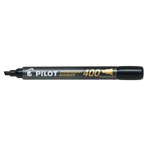Pilot 400 permanent marker Chisel tip Black 20 pc(s)