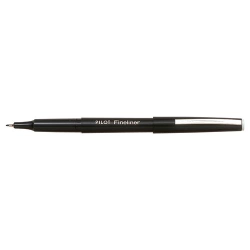 Pilot Fineliner Pen 1.2Mm Tip 0.4Mm Line Black (Pack 12) - 4902505085949/Sa
