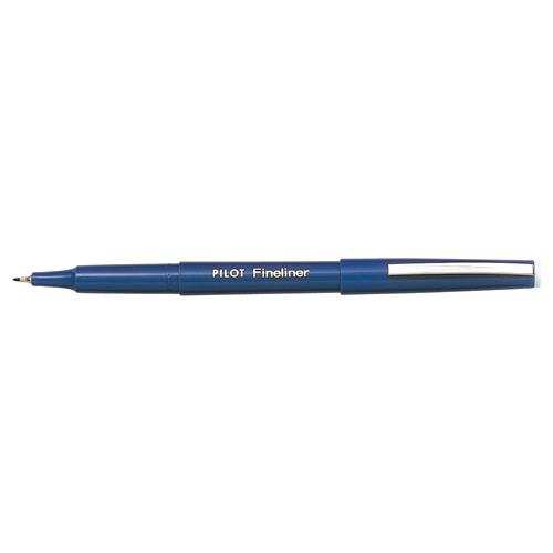 Pilot Fineliner Pen 1.2Mm Tip 0.4Mm Line Blue (Pack 12) - 4902505085963/Sa