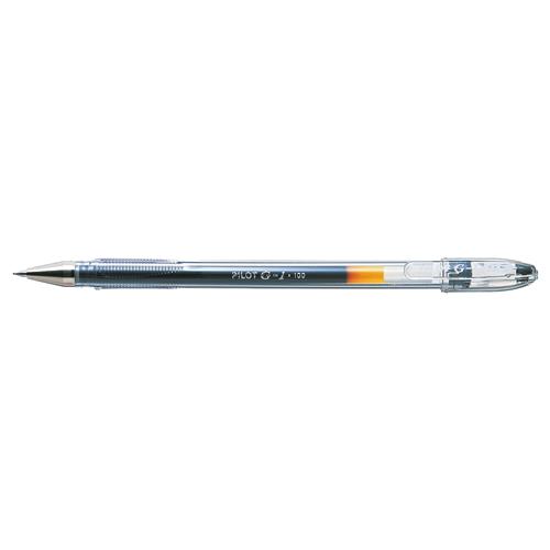 Pilot G-105 Gel Rollerball Pen 0.5mm Tip 0.32mm Line Black (Pack 12)